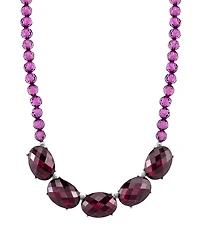 2028 Silver-Tone Collar Necklace