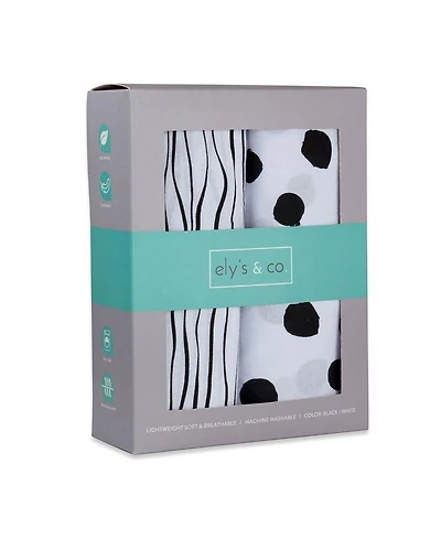 Ely's & Co. Jersey Cotton Crib Sheet Set 2 Pack
