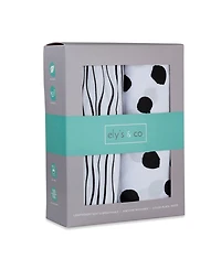 Ely's & Co. Jersey Cotton Crib Sheet Set 2 Pack