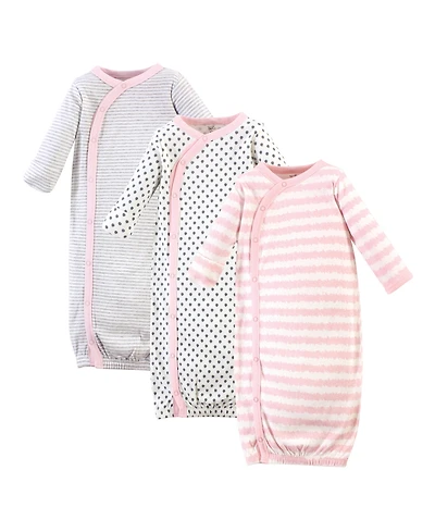 Touched by Nature Baby Girls Natural Cotton Kimono Gowns