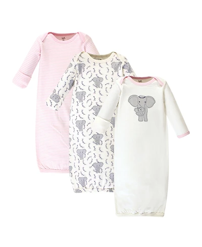 Touched by Nature Baby Girls Natural Cotton Gowns