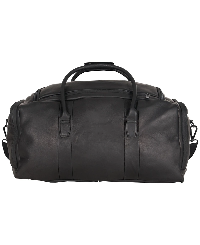 Colombian Leather 20" Single Compartment Top Load Travel Duffel Bag