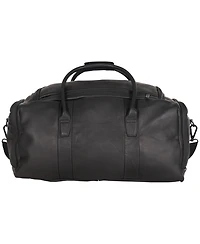 Colombian Leather 20" Single Compartment Top Load Travel Duffel Bag