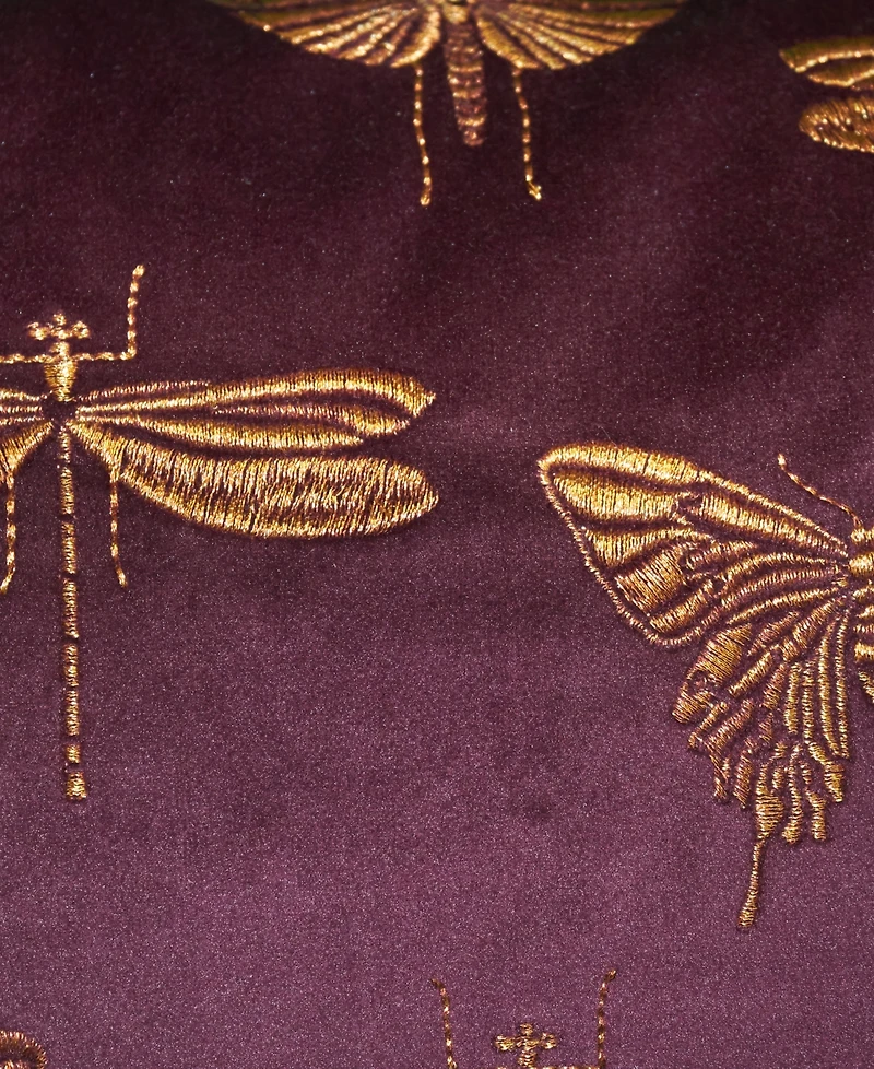 Edie@Home Butterflies Moths Decorative Pillow, 13" x 20"