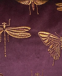 Edie@Home Butterflies Moths Decorative Pillow, 13" x 20"