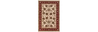 Oriental Weavers Round Area Rug, Ariana 117J Tabriz Ivory 6'