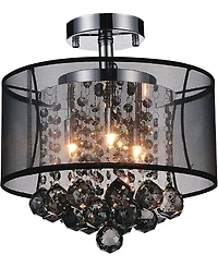 Cwi Lighting Radiant 3 Light Flush Mount