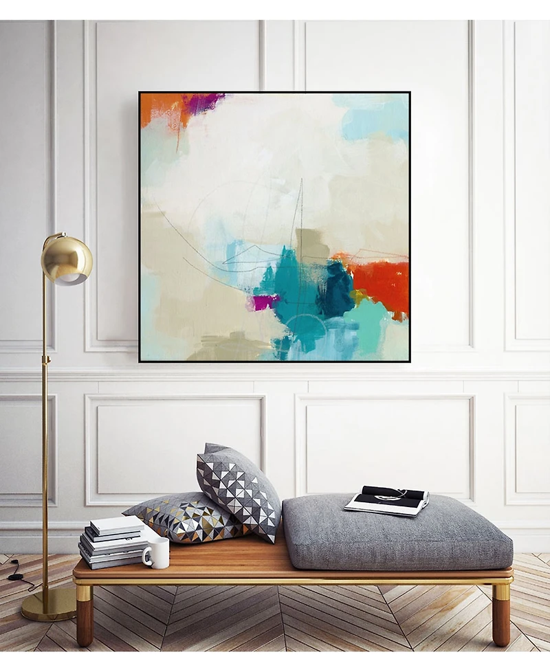 Giant Art 20" x 20" Atmospheric Iv Art Block Framed Canvas