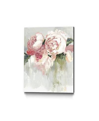 Giant Art 40" x 30" Peonies Museum Mounted Canvas Print