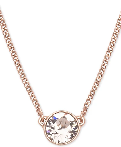 Givenchy, Crystal Pendant Necklace, 16" + 2" Extender