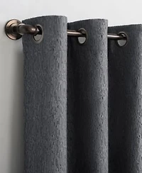 Sun Zero Noir Textured Thermal Blackout Curtain Collection