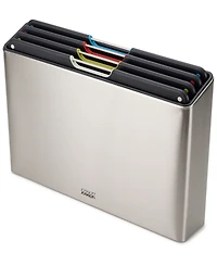 Joseph Joseph Folio Stainless Steel 4-Pc. Chopping Board Set in Case