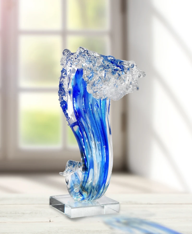 Dale Tiffany Pacific Wave Sculpture