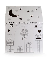 Easy Playhouse Holiday Cottage Cardboard Playhouse