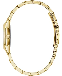 Bulova Women's Sutton Diamond-Accent Gold-Tone Stainless Steel Bracelet Watch 28mm