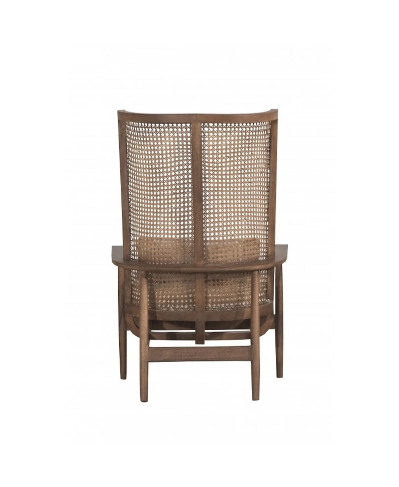 Union Home Accent Chair with Handwoven Cane
