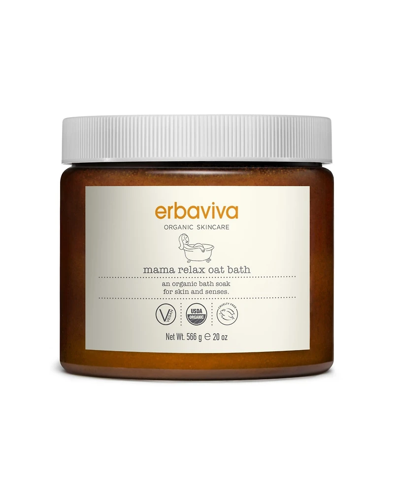 Erbaviva Mama Relax Oat Bath, 20 oz.