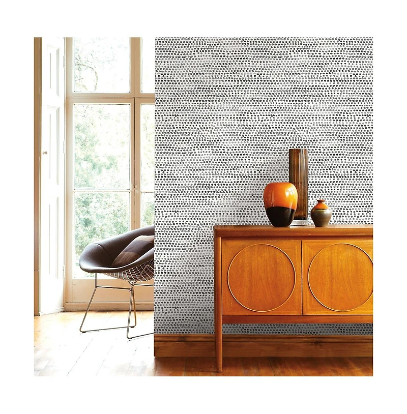 Tempaper Moire Dots Peel and Stick Wallpaper