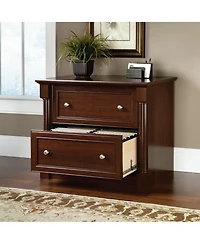 Sauder Palladia File Cabinet, Select Cherry finish