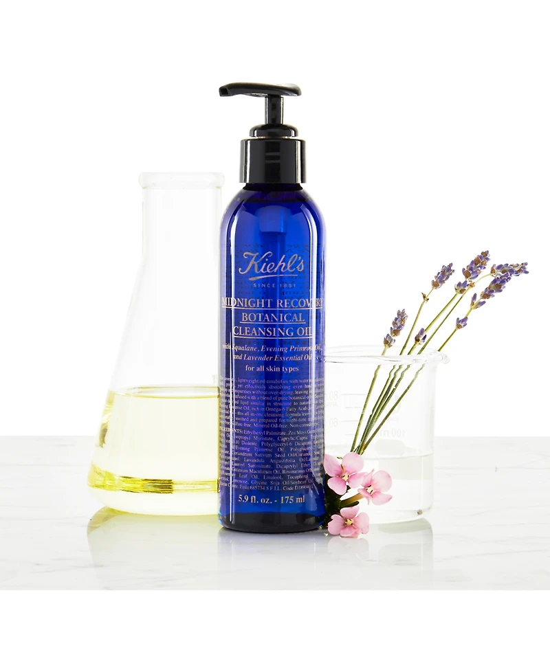 Kiehl's Since 1851 Midnight Recovery Botanical Cleansing Oil, 5.9-oz.