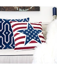 Homey Cozy Sienna Independence Day Decorative Pillow, 20" x 20"