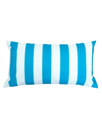 Homey Cozy Olivia Stripe Indoor/Outdoor Decorative Pillow, 12" x 20"