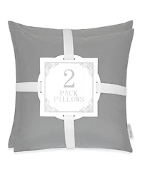 Homey Cozy June Indoor/Outdoor 2-Pack Decorative Pillows, 20" x
