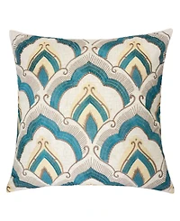 Homey Cozy Amy Embroidery Decorative Pillow, 20" x 20"