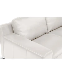 Closeout! Darrium 5-Pc. Leather Chaise Sectional with Corner Table & Console, Created for Macy's