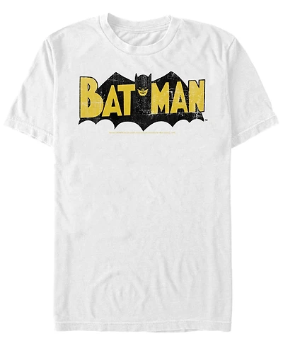 Fifth Sun Dc Men's Batman Retro Bat Logo Short Sleeve T-Shirt