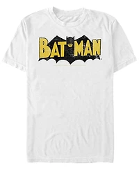 Fifth Sun Dc Men's Batman Retro Bat Logo Short Sleeve T-Shirt