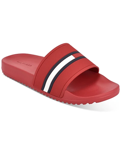 Tommy Hilfiger Men's Redder Flag Logo Pool Slide Sandals