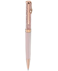 Swarovski Rose Gold-Tone Pave Heart Charm Crystalline Ballpoint Pen
