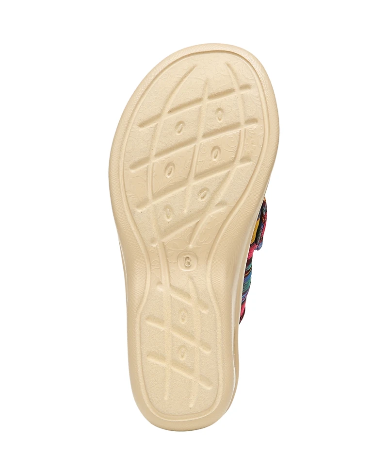 LifeStride Women's Smile Washable Slide Wedge Sandals