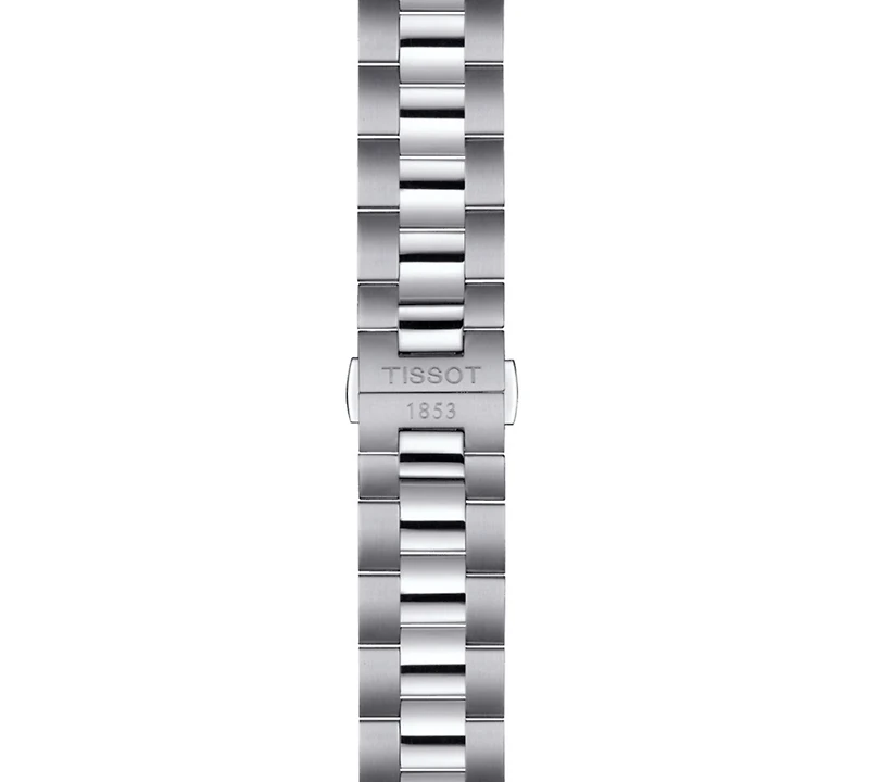 Tissot Men's Swiss Automatic T-Classic Gentleman Powermatic 80 Silicium Stainless Steel Bracelet Watch 40mm