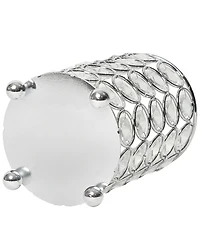 Elegant Designs Elipse Crystal Decorative Flower Vase, Candle Holder