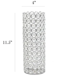 Elegant Designs Elipse Crystal Decorative Vase