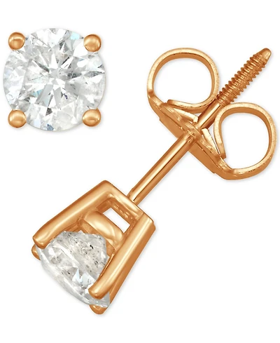 Diamond Stud Earrings (3/4 ct. t.w.) in 14k White, Yellow or Rose Gold
