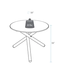 Yu Shan Cadenza Modern End Table