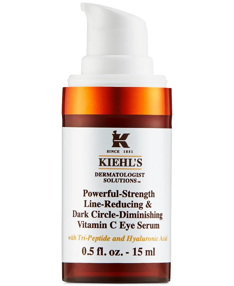 Kiehl's Since 1851 Powerful-Strength Dark Circle Reducing Vitamin C Eye Serum, 0.5-oz.