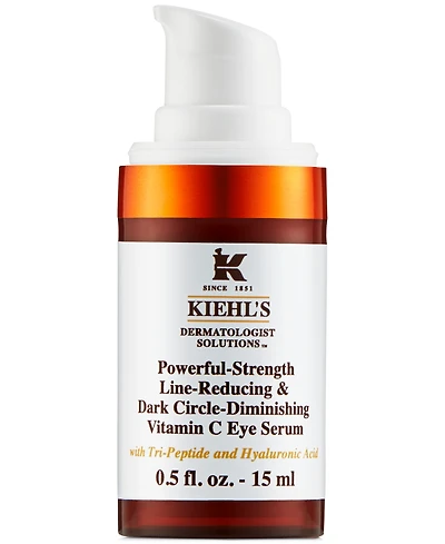 Kiehl's Since 1851 Powerful-Strength Dark Circle Reducing Vitamin C Eye Serum, 0.5-oz.