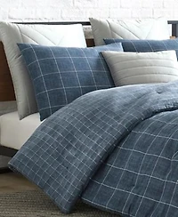 Kenneth Cole New York Holden Grid Duvet Cover Sets