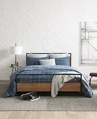 Kenneth Cole New York Holden Grid Comforter Set, King