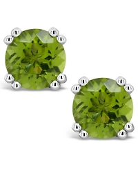 Peridot (2-9/10 ct. t.w.) Stud Earrings in Sterling Silver