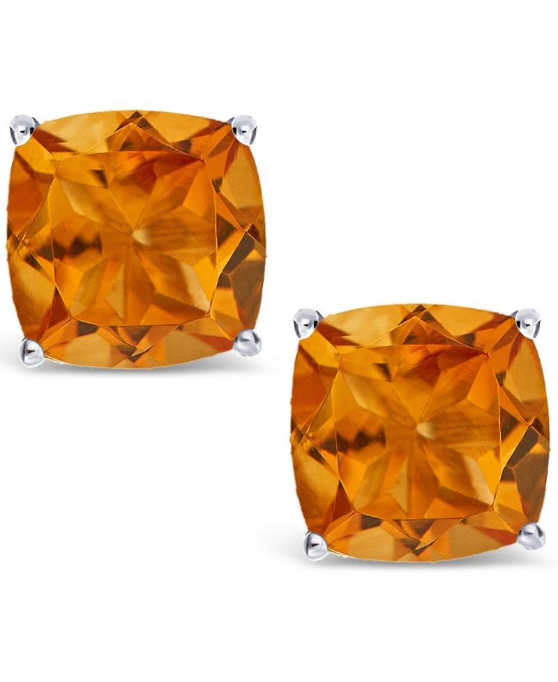 Citrine (2-7/8 ct. t.w.) Stud Earrings in Sterling Silver