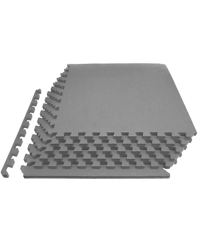 Exercise Puzzle Mat 3/4-in, 24 Sq Ft - 6 Tiles