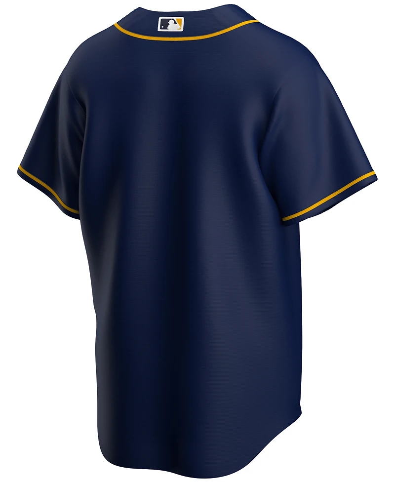 Nike Men's Milwaukee Brewers Official Blank Replica Jersey