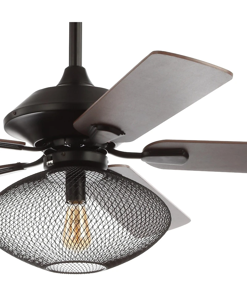 Clift 52" 1-Light Mid-Century Led Ceiling Fan with Remote