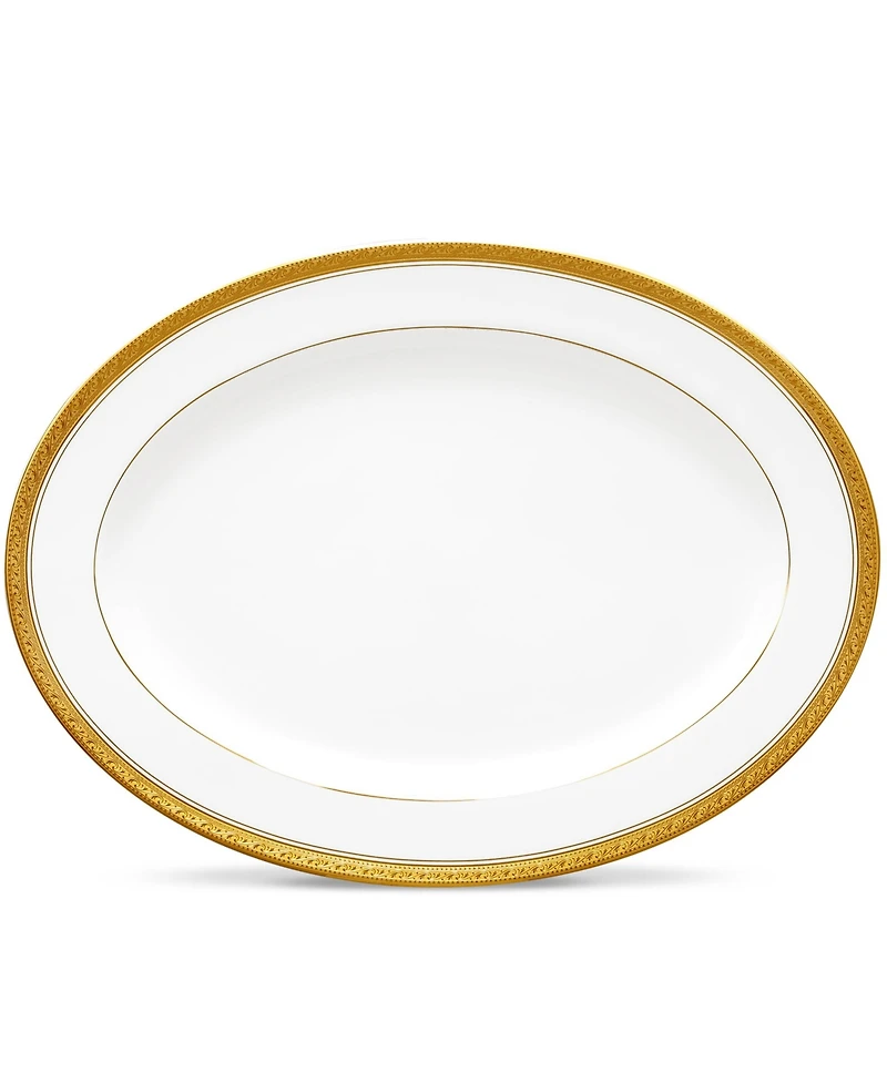 Noritake Crestwood Gold Oval Platter