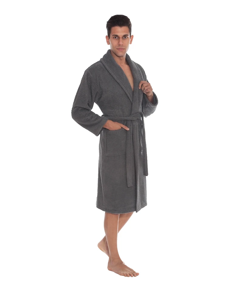 Ozan Premium Home Sorano Unisex Turkish Cotton Bath Robe